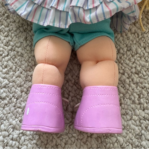 Vintage Cabbage Patch Kid Doll Crimp 'n Curl 1991 Blonde Hair Green Eyes - Picture 9 of 15